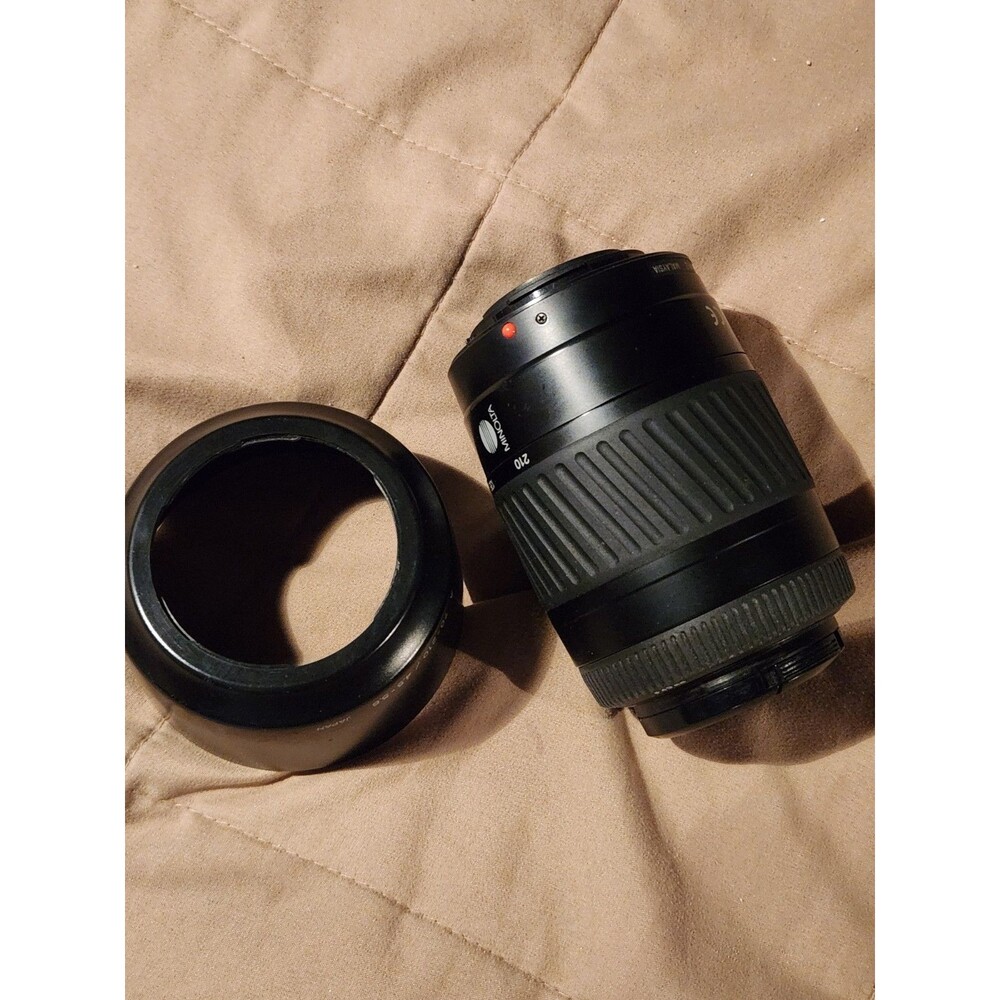 Minolta AF Zoom 70-210mm f/4.5-5.6 Macro Lens Sony A-Mount w/ Hood & Both Caps